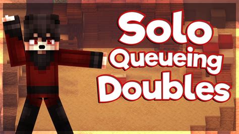 Solo Queueing Doubles Hypixel Bedwars Youtube