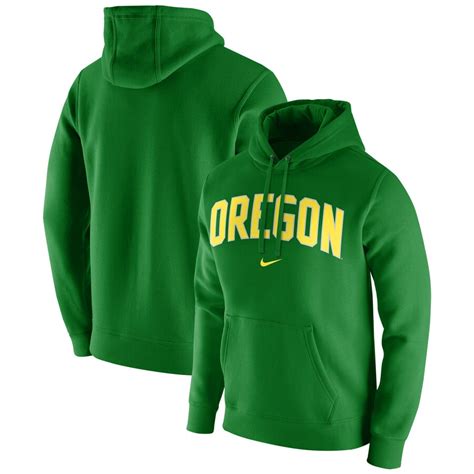 Nike Oregon Ducks Green Club Fleece Hoodie