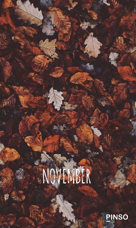 November Background Autumn Leaves Wallpaper November Wallpaper Fall