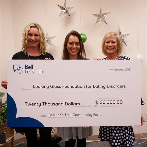 looking glass foundation receives a 20 000 grant from the bell let s talk community fund