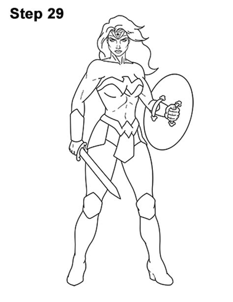 Lineart can be a pain sometimes, but it doesn't have to be! How to Draw Wonder Woman (Full Body)