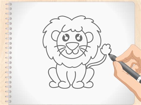Cómo Hacer Un Dibujo De Un León Fácil