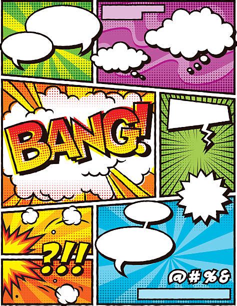 Comic Book Clip Art Vector Images And Illustrations Istock