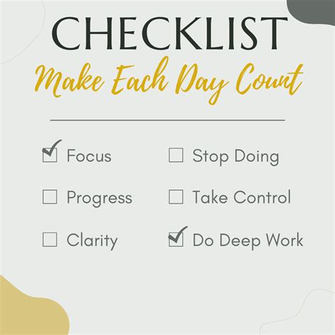 11 Ways To Make Each Day Count Creating Masterpiece Days