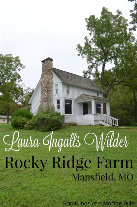 Laura Ingalls Wilder Rocky Ridge Farm Nothing But Room