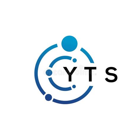 Yts Letter Technology Logo Design On White Background Yts Creative
