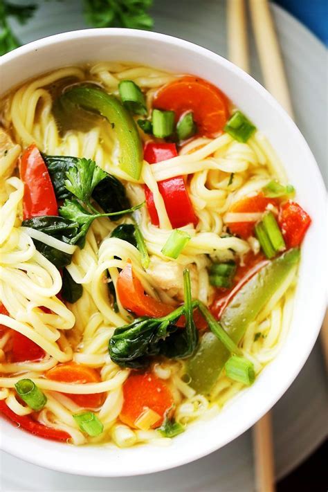 Asian Chicken Noodle Soup A Flavorful And Delicious Twist On The