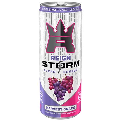Reign Storm Harvest Grape Energy Drink 12 Fl Oz Safeway