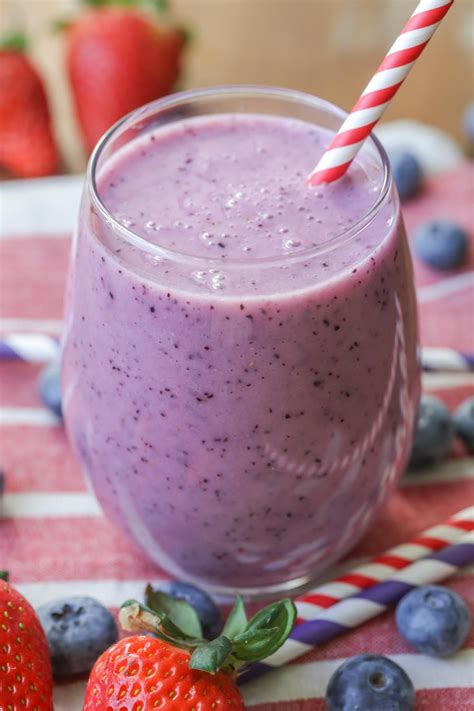 This Strawberry Blueberry Smoothie Is Quick Delicious And So