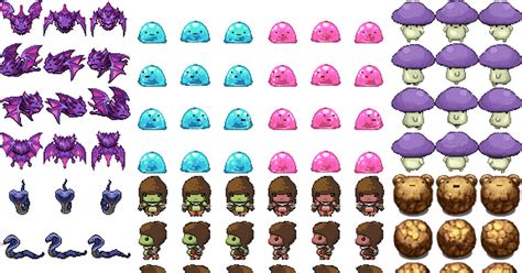 Monster Rpg Maker Sprite Sheet 雑魚モンスターズ Pixiv