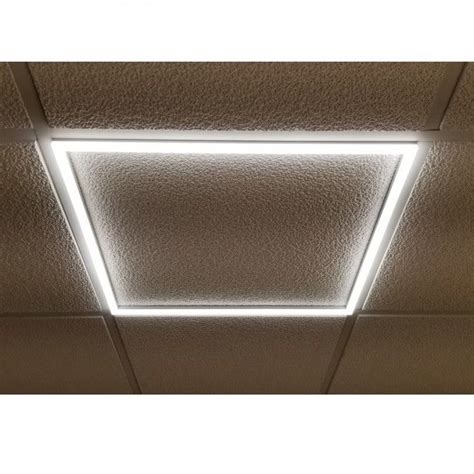 Instead of ugly ceiling tile possible drop ceiling tile idea. NSL TLE-2x2-40-40 2x2 40 Watt LED Edge Light - 4000K ...