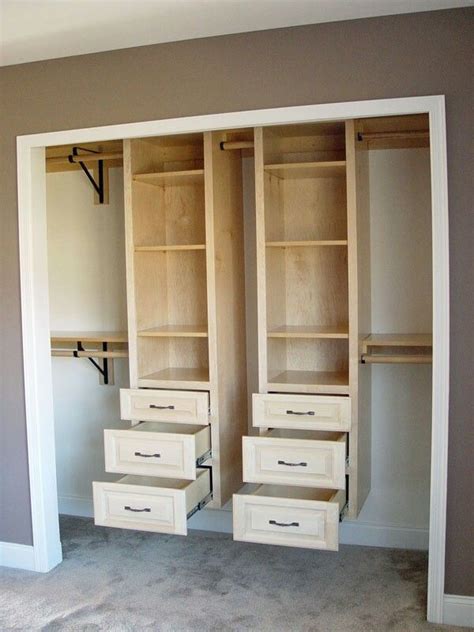 Unique storage & organizers specializes in providing custom closet and organization solutions for calgary and area residents and business. Hanging closet shelving with drawers | Hanging closet ...