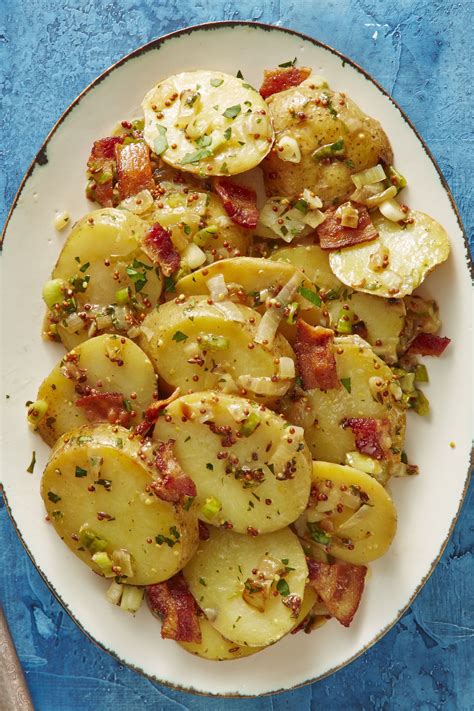 Slice each egg into 8 pieces and set aside. German Potato Salad | Recipe | German potato salad recipe ...