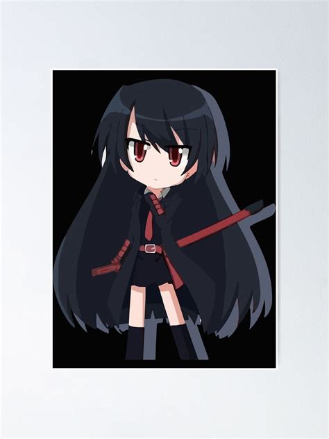 Akame Chibi Akame Ga Kill Characters Sd416 Poster For Sale By