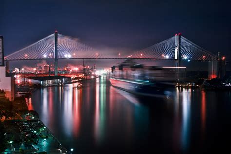Talmidge Bridge Savannah Ga By Dawnfire Photography 500px