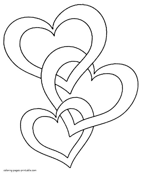 Hearts Coloring Pages To Print Coloring Pages Printablecom