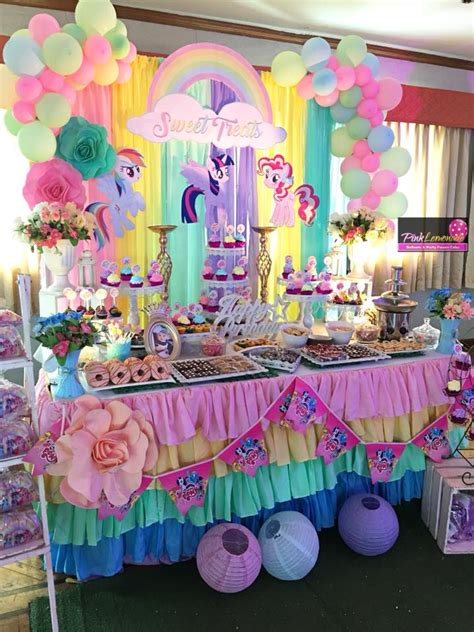 Little Pony Themed Birthday Party