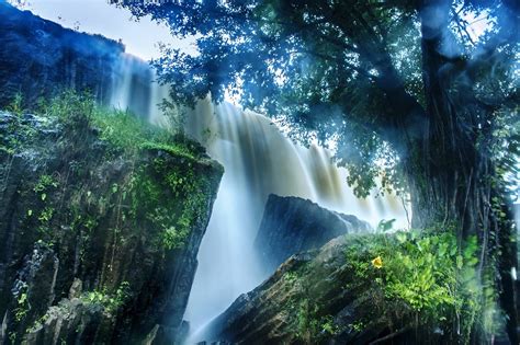 Waterfall Falling Water Free Photo On Pixabay