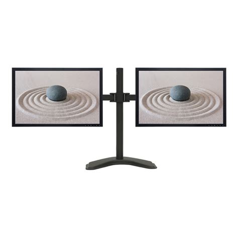 Navepoint Dual Monitor Stand Adjustable For 2 Lcd Led Screens To 27