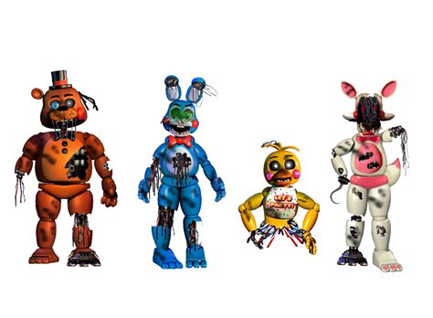 Edit Withered Toy Animatronics Renders By Endorziom2004 R