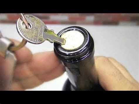 Insert the corkscrew into the center of the cork and twist the top handle to insert the corkscrew farther into the cork. How To Open Wine Bottle Without Corkscrew Youtube - Remove A Cork From Inside A Wine Bottle With ...