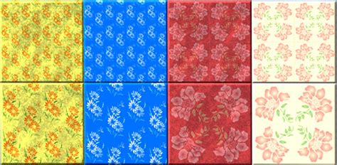 An archive with over 50,000 sims 3 custom content finds. Mod The Sims - Two Country Floral Stencil Patterns, 2 ...