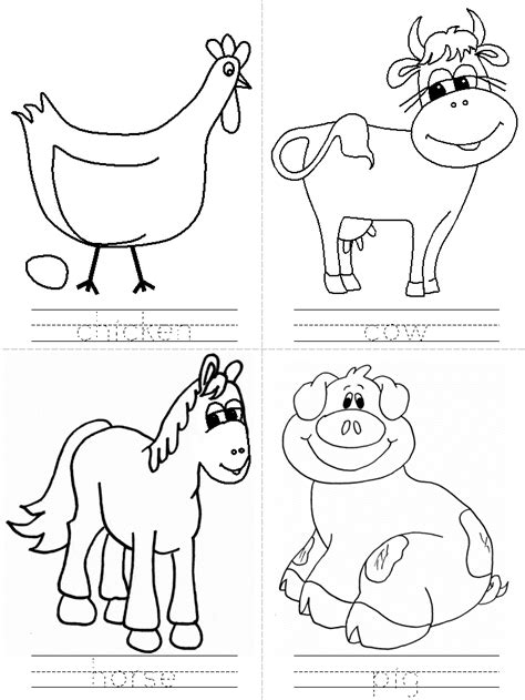 Coloring Worksheets Of Animals