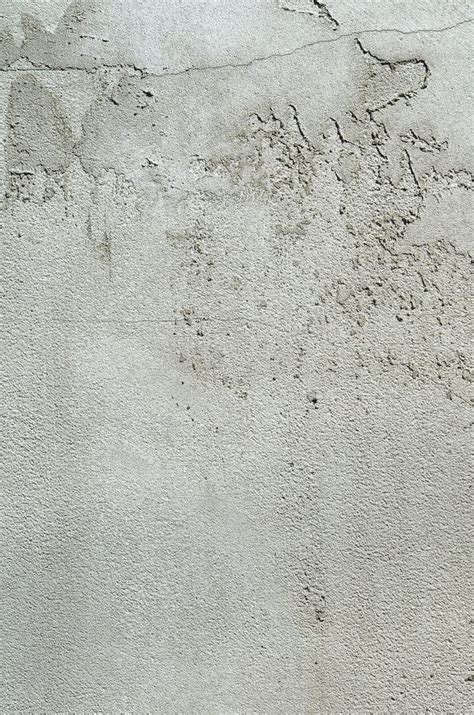 White Stucco Wall Grey Grungy Painted Cement Wall Texture Stock Image