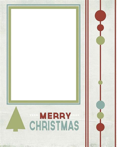 An Old Fashioned Christmas Card With A Green And Red Border On The