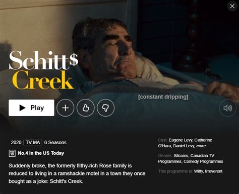 How To Watch Schitts Creek Season 6 On Netflix From Anywhere