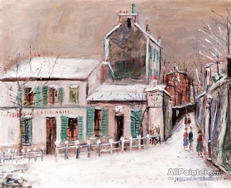 Maurice Utrillo Cabaret Du Lapin Agil Oil Painting Reproductions For