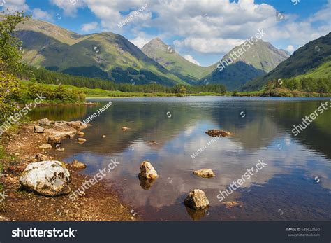 Glencoe Lochan Area Forest Lake North Stock Photo 635622560 Shutterstock