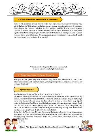 Page E Book Ips Kelas V Sd Materi Jenis Jenis Usaha Dan Kegiatan