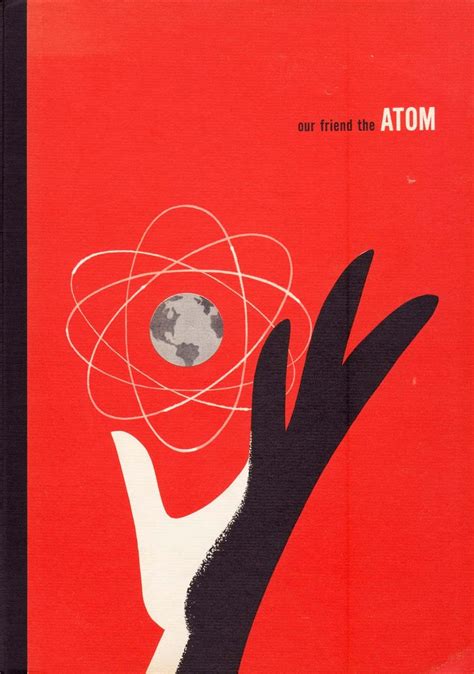 Our Friend The Atom Graphic Design Posters Retro Illustration
