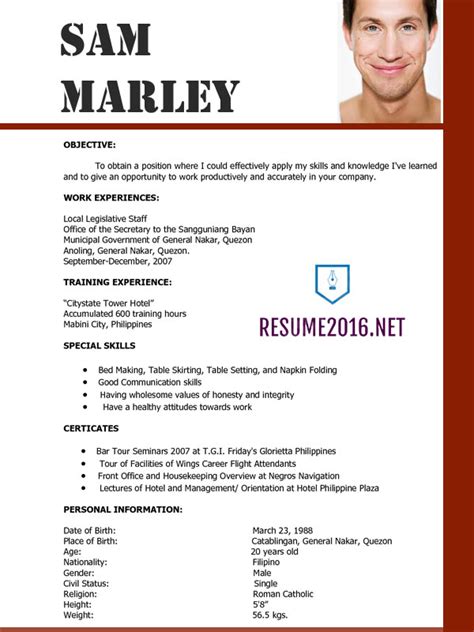 Resume Templates 2016 Which One Should You Choose