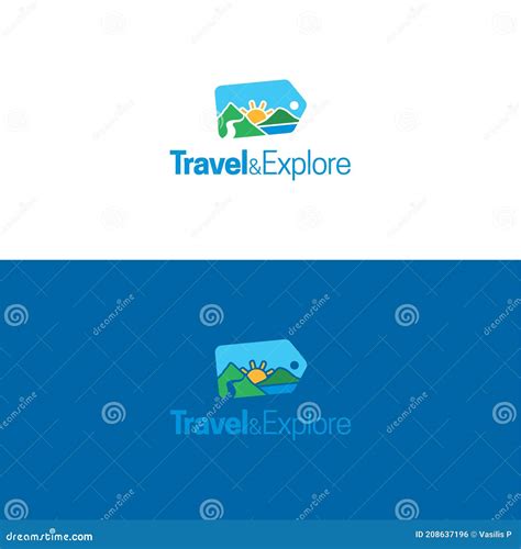 Travel And Explore Icon And Logo Vector Illustration Stock Vector