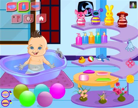 They regularly need to be changed and they like to play with different toys. Cute Baby Bathing Game - Games For Girls Box