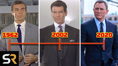 The James Bond Timeline Explained From 1962 To 2020 Youtube
