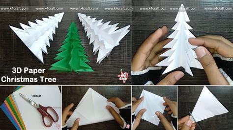 How To Make Christmas Tree Out Of Paper White Christmas 2021