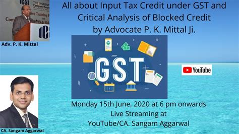 Under gst, businesses are allowed to claim gst incurred on purchase of most goods and services. All about Input Tax Credit under GST and Critical Analysis ...