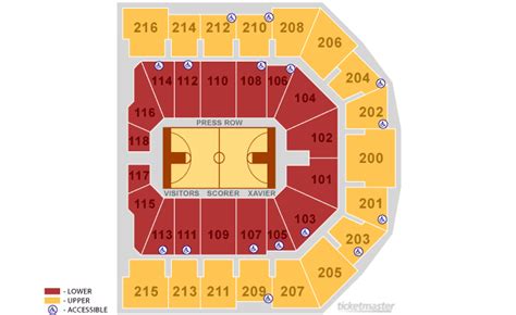 Xavier Basketball Seating Chart Focus