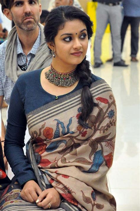 Keerthi Suresh Saree Wallpapers Top Free Keerthi Suresh Saree