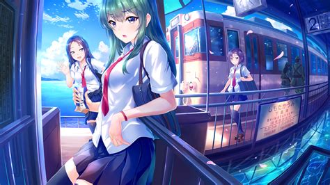 3840x2160 Subway Girls Anime 4k 4k Hd 4k Wallpapers Images