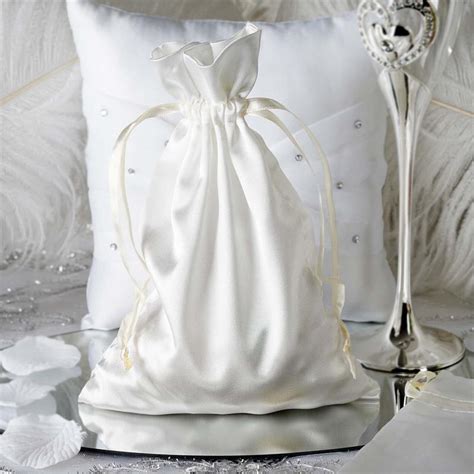 60 Pcs 6x9 Large Satin Favor Bags Wedding Party Drawstring T