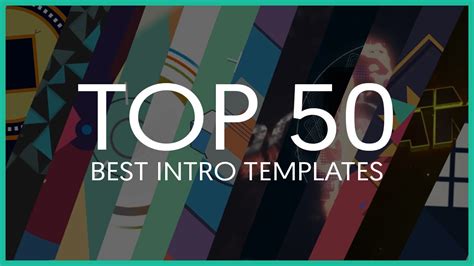 Top 50 Best Intro Templates Sony Vegas After Effects