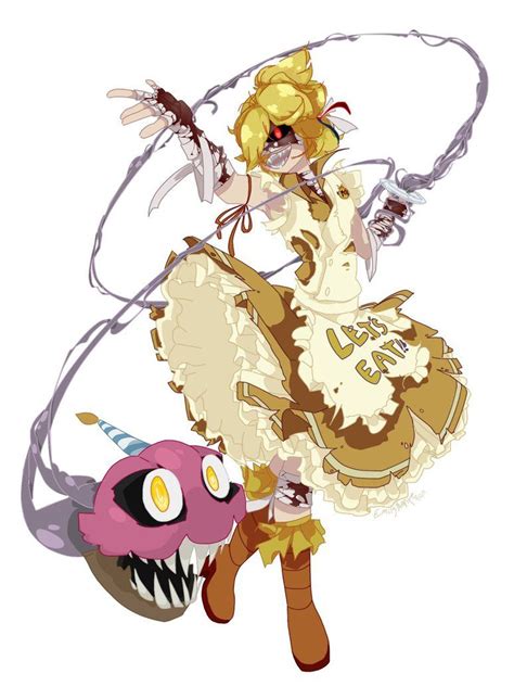 Chica is an antagonist in five nights in anime, five nights in anime 2, and fnia: nightmare freddy weapon of choice: inside the hat is a ...