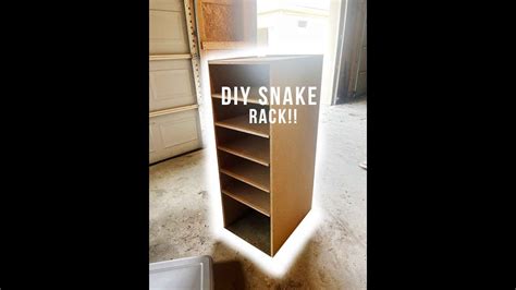 Building A DIY Snake Rack YouTube