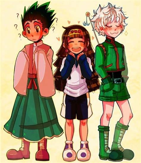 Gon Killua And Alluka Clothes Outfit Switch Swap Cute Anime