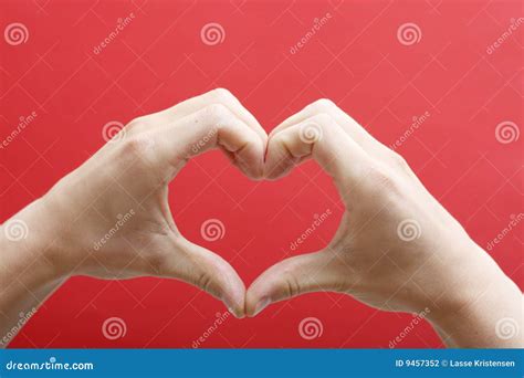 Heart Shape With Hands Stock Photo Image Of Hand White 9457352