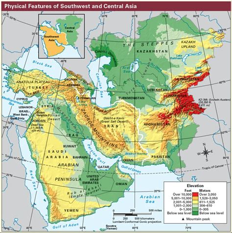 Geography Of The Middle East Mcgregors Social Studies